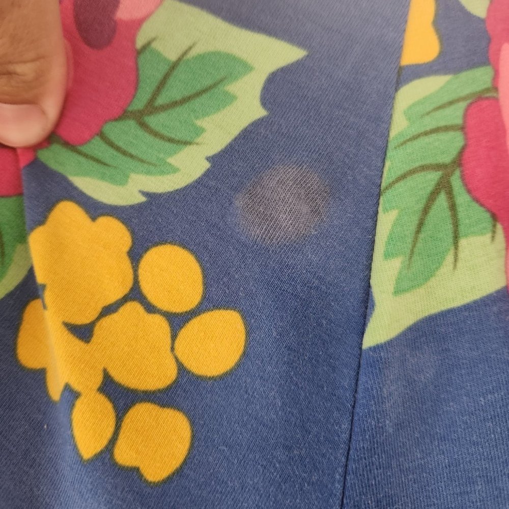 Matilda Jane Blue Floral Maxi Dress with Pink & Yellow Roses - Picture 4 of 5